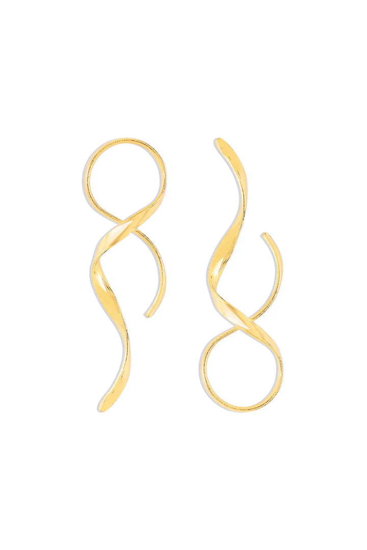 ISMARA | SLEEK SPIRAL EARRINGS