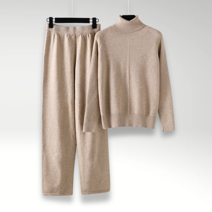 MABEL | CABLE KNIT LOUNGE TWO PIECE SET