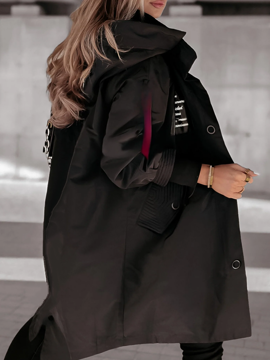 SYLVIE | LONG HOODED JACKET