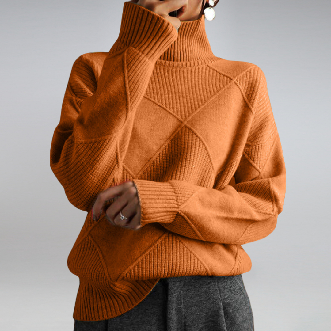 LIRA | SOFT TURTLENECK SWEATER