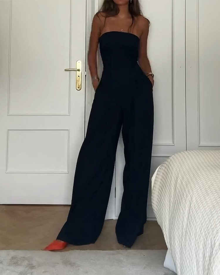 RENÉE | STRAPLESS JUMPSUIT