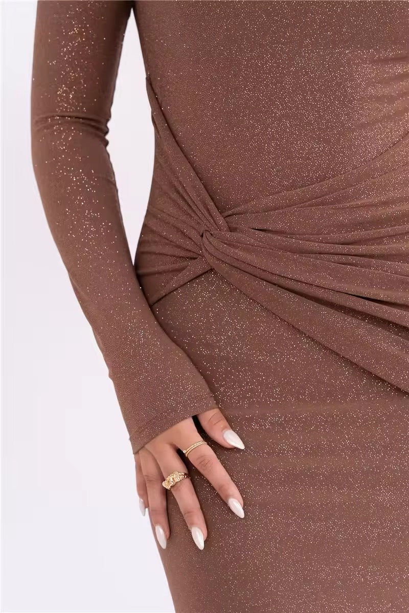 LILYMAE | GLITTER MAXI DRESS