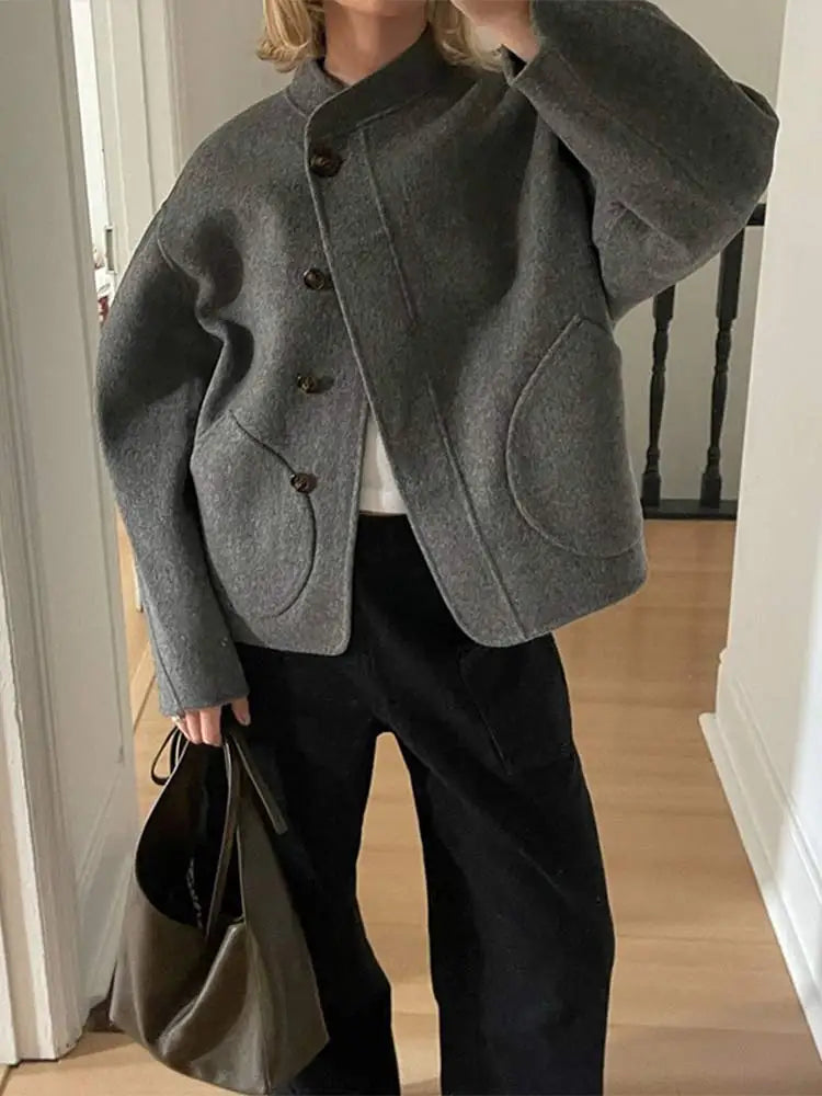 IZZY | OVERSIZED WOOL BLEND COAT