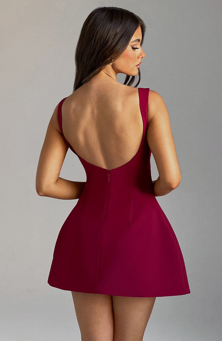 LILA | BACKLESS MINI DRESS