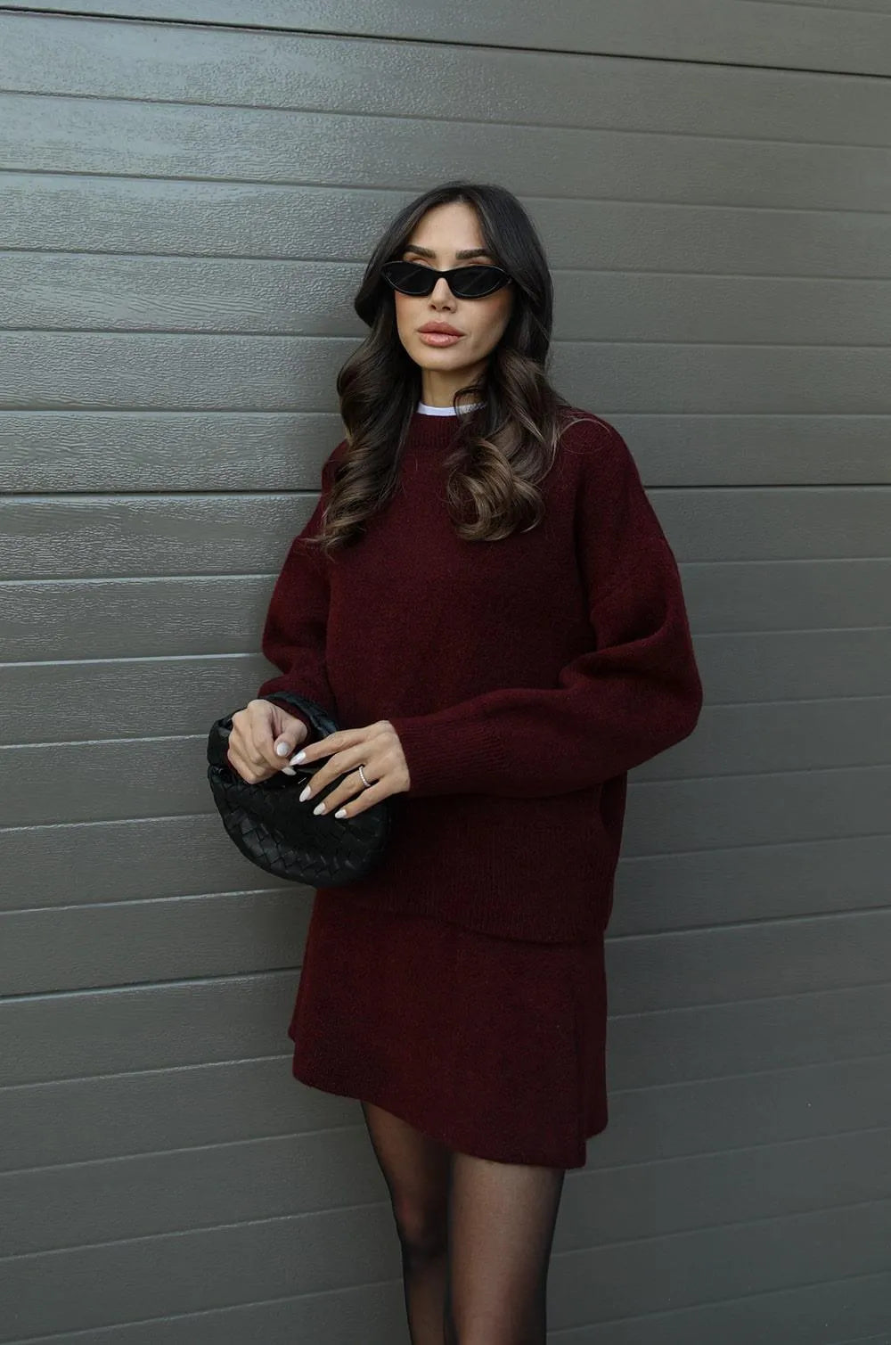 HELENA | KNIT SKIRT SUIT (TOP + SKIRT)