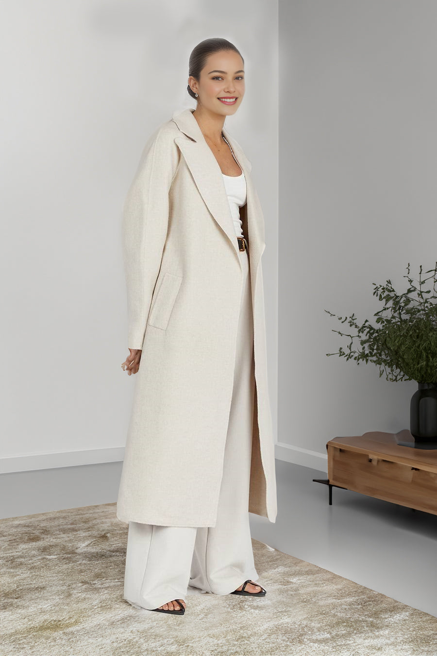 BLANCHE | MINIMALIST ELEGANCE COAT