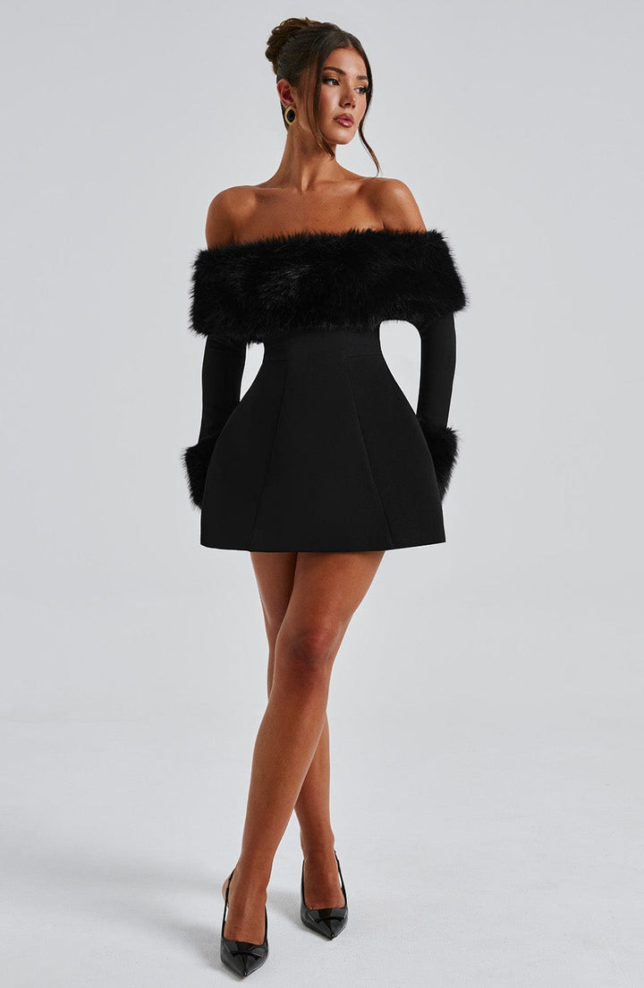 LAUREL | LUXURIOUS FUR DRESS