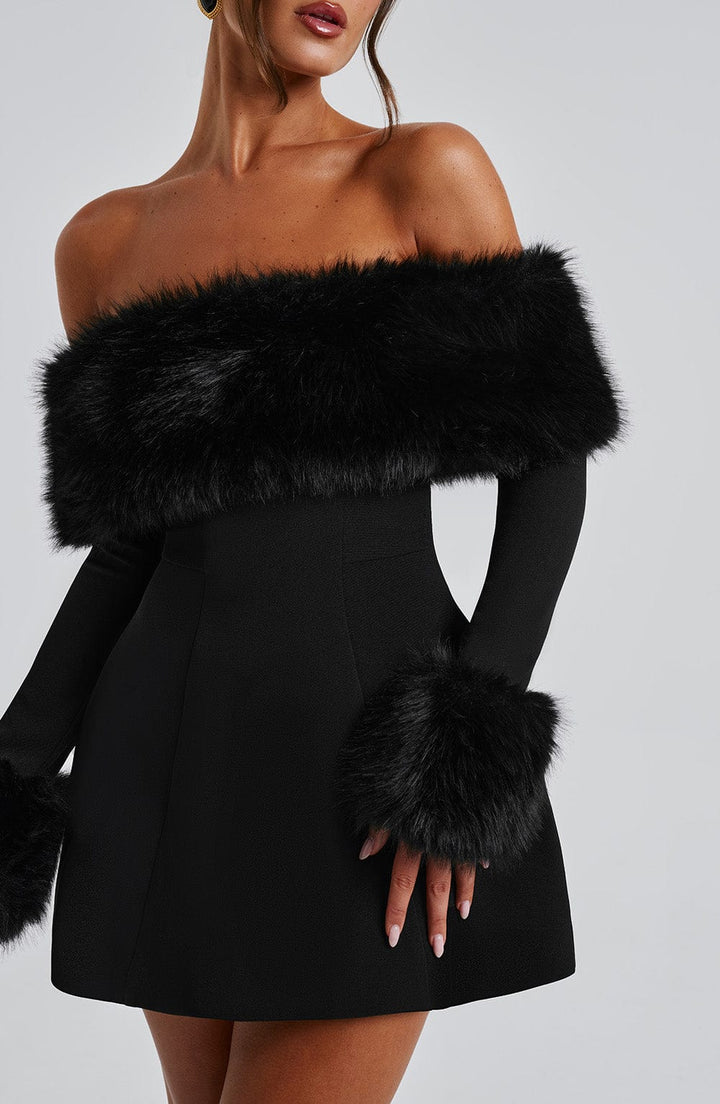 LAUREL | LUXURIOUS FUR DRESS